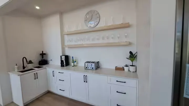 Smart home — kitchen counters and cabinetry