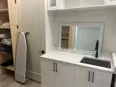 Smart home — laundry room with washer and dryer