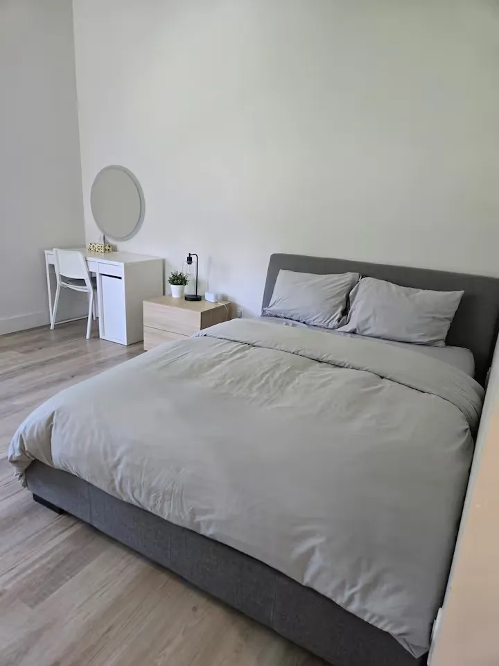 Smart home — second bedroom with queen bed