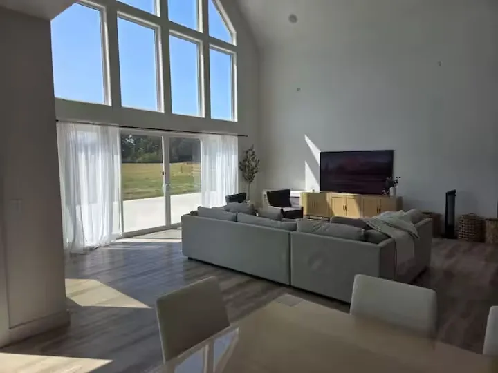 Smart home — spacious living room seating